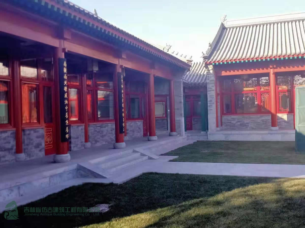 農(nóng)場(chǎng)四合院施工案例