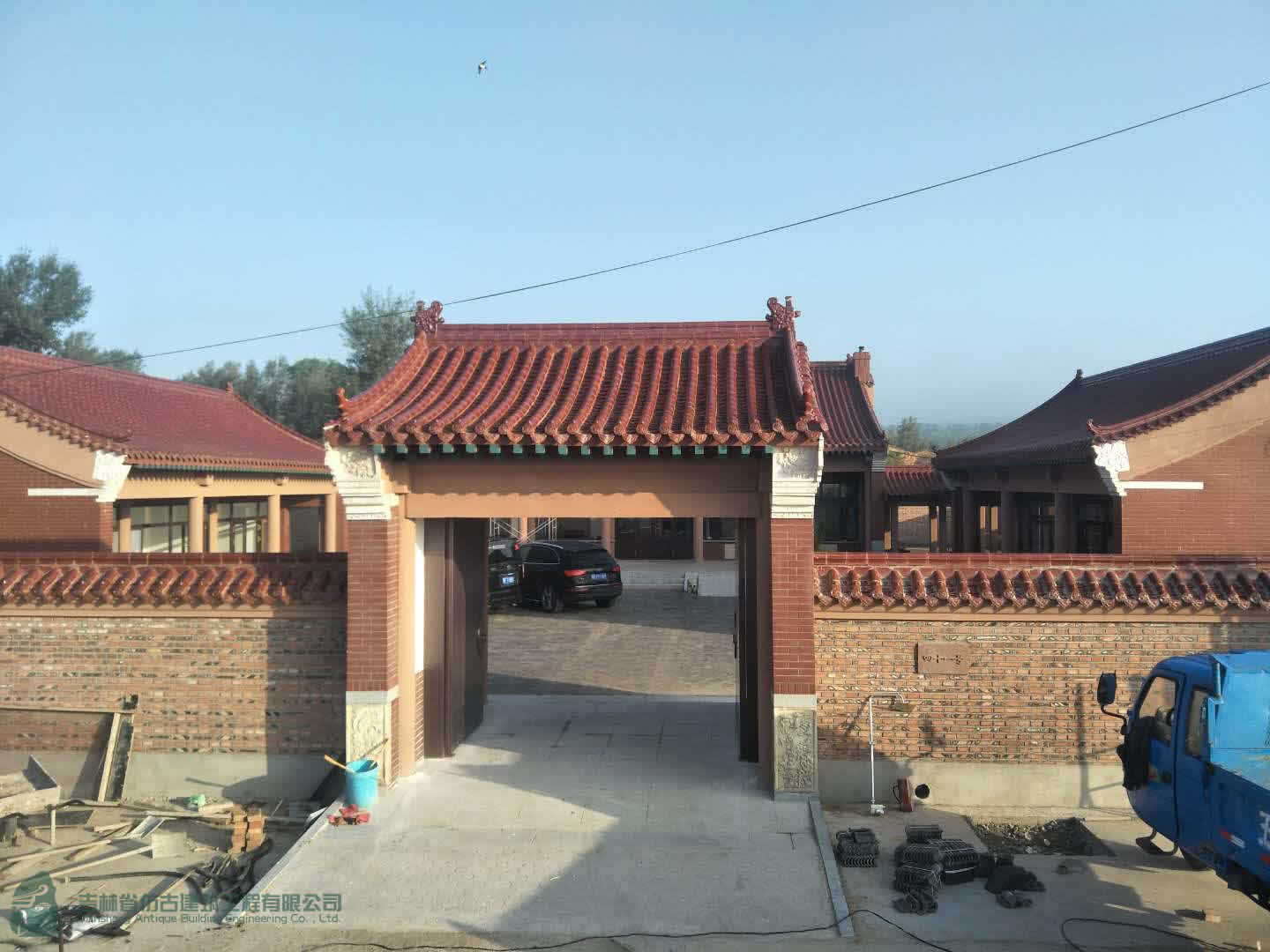 內(nèi)蒙古三合院施工案例